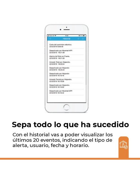 Central de 6 zonas+1 teclado LED