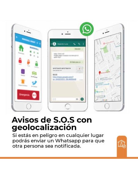 Central de 6 zonas+1 teclado LED