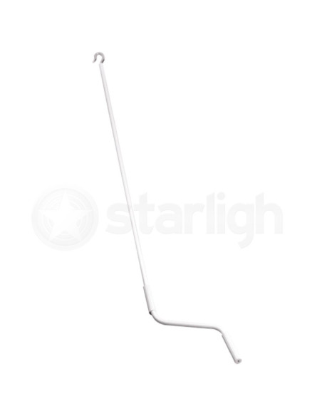 Manivela 1.2m. para manejo manual motor tubular