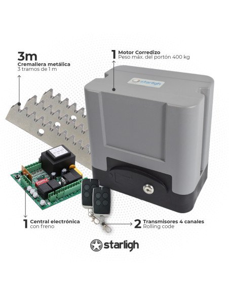 Kit Corredizo 400Kg | STARLIGH