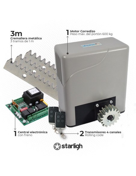 Kit Corredizo 600Kg | STARLIGH