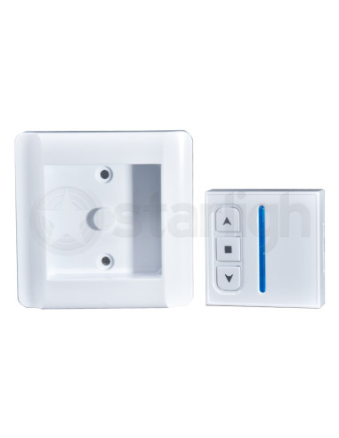 Switch transmisor montaje en pared e inalámbrico 1 canal