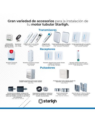 Soporte eje en U, para motores TBxx-45