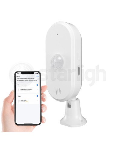 Detector PIR Tuya WIFI con Sirena