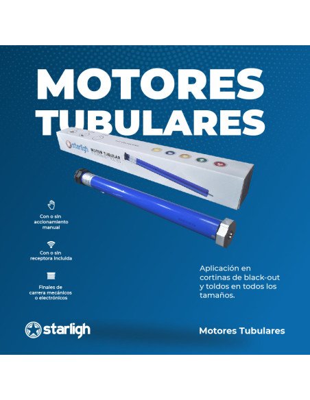 Motor Tubular 140kg Premium | STARLIGH