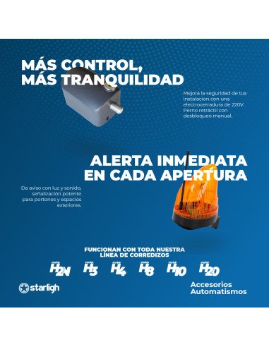 Kit Corredizo 600Kg - Rápido | STARLIGH