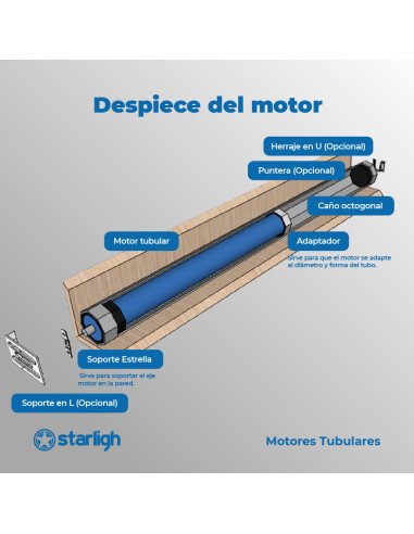 Puntera enrollador circular 97mm
