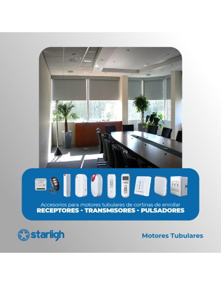 Switch transmisor elegante montaje en pared e inalámbrico 2 canales