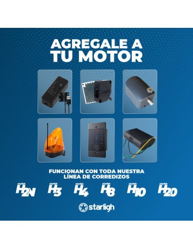 Kit Corredizo 600Kg - Con Resorte | STARLIGH