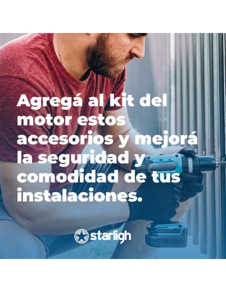 Kit Corredizo 600Kg - Con Resorte | STARLIGH