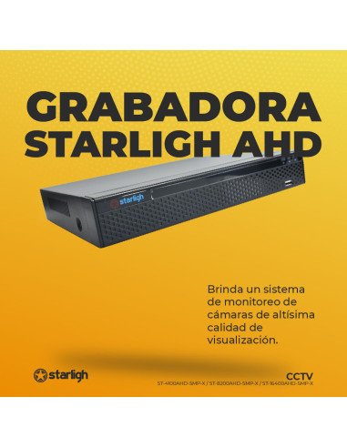 Grabadora Híbrida - 4 Canales | STARLIGH