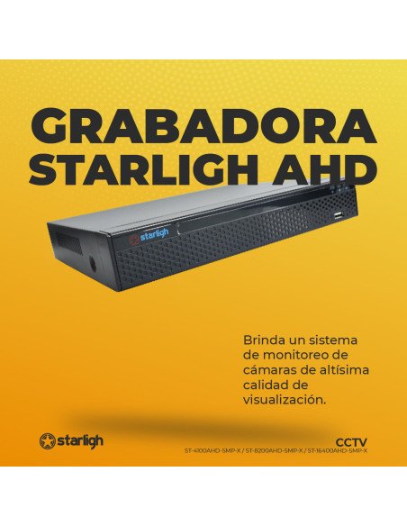 Grabadora Híbrida - 8 Canales | STARLIGH
