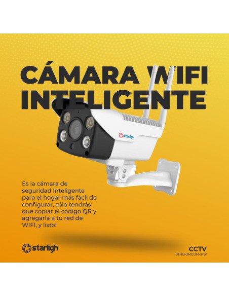 Cámara IP WIFI FULL COLOR IR 20m