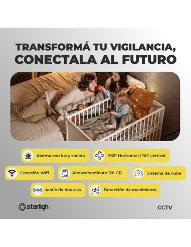 Cámara Domo IP WIFI 3MP | STARLIGH