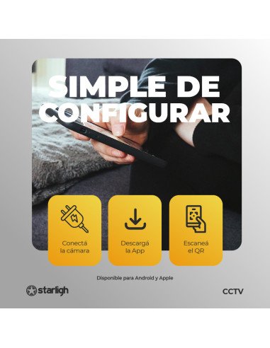 Cámara Domo IP WIFI 3MP | STARLIGH