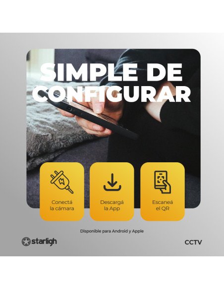 Cámara Domo IP WIFI 3MP | STARLIGH