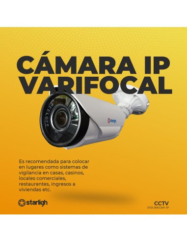 Cámara Bullet - Lente Varifocal | STARLIGH