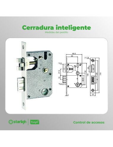 Cerradura Inteligente - Huella, Tarjeta y Código | STARLIGH