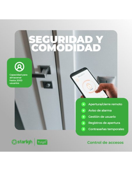 Control de Accesos Wifi Tarjeta o Código | STARLIGH