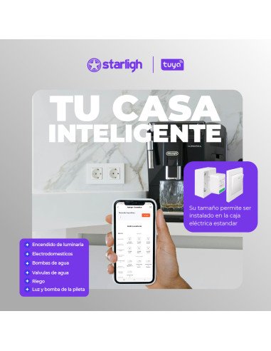 Switch Interruptor Inteligente WiFi - Controlá tu Hogar con Domótica
