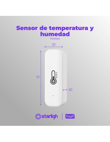 Sensor de Temperatura y Humedad WIFI Tuya
