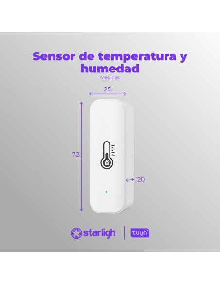 Sensor de Temperatura y Humedad WIFI Tuya