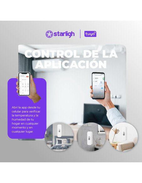 Sensor de Temperatura y Humedad WIFI Tuya
