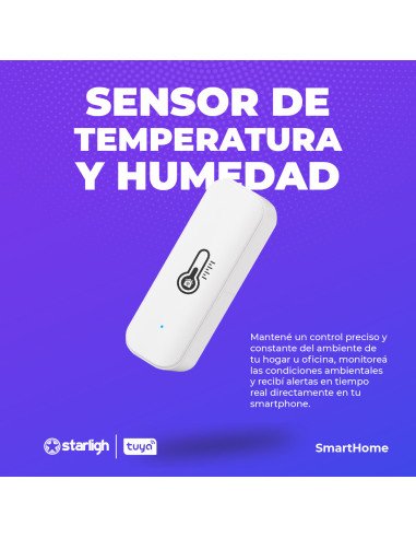 Sensor de Temperatura y Humedad WIFI Tuya