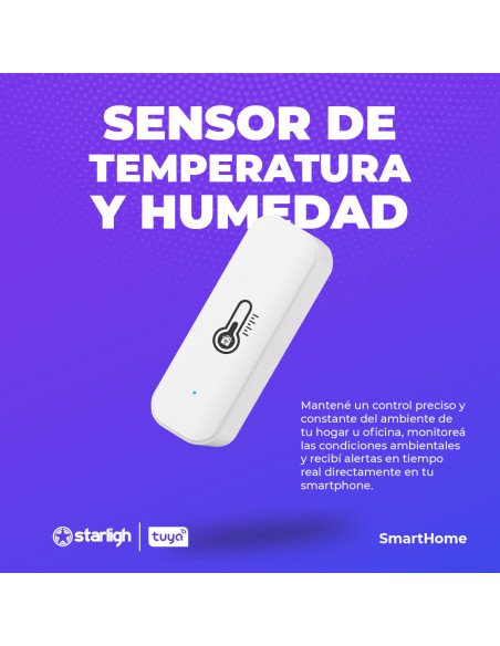 Sensor de Temperatura y Humedad WIFI Tuya