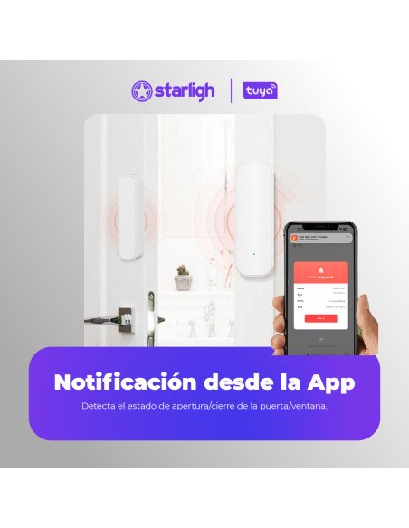 Sensor Magnético para Puerta/ Ventana Tuya WIFI