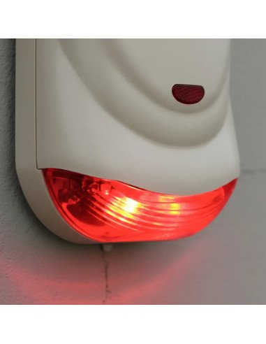 Sirena Exterior 6 Tonos con Flash