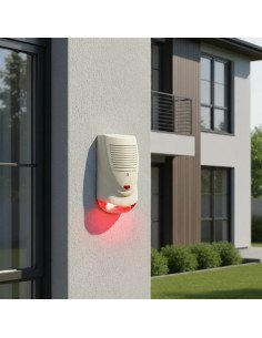 Sirena Exterior 6 Tonos con Flash 2