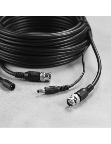 Rollo Cable BNC/Alimentación 40m