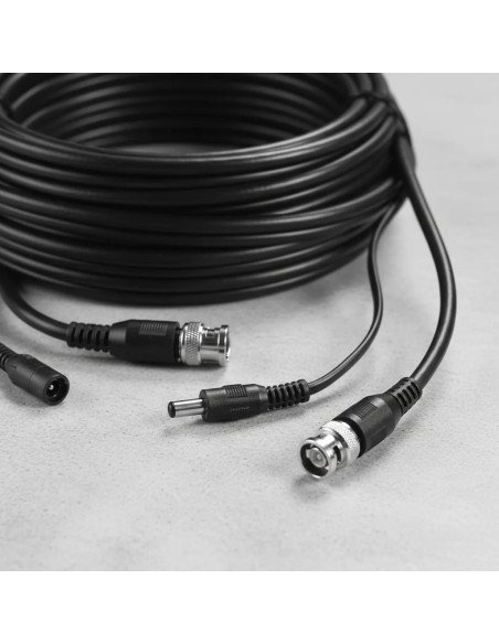 Rollo Cable BNC/Alimentación 40m