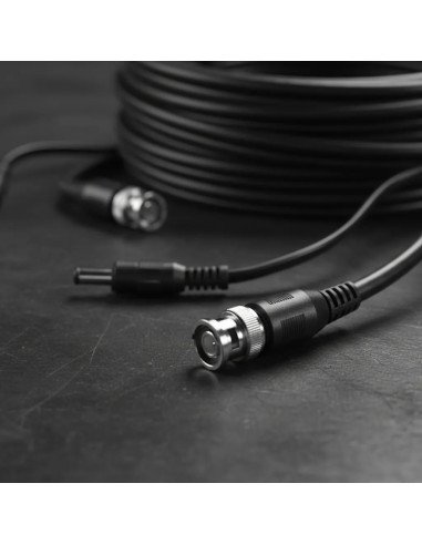 Rollo Cable BNC/Alimentación 40m