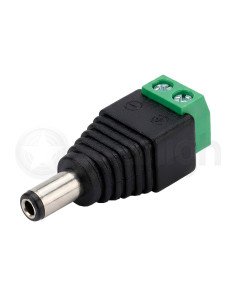 Plug Alimentación Macho c/Bornera