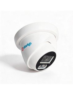 Cámara domo metálica,IR 20m.