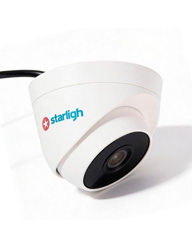 Cámara domo gabinete plástico,IR 20m.