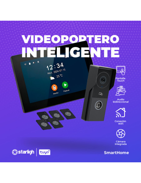 Videoportero Inteligente con Monitor Táctil y WiFi