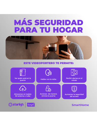 Videoportero Inteligente con Monitor Táctil y WiFi