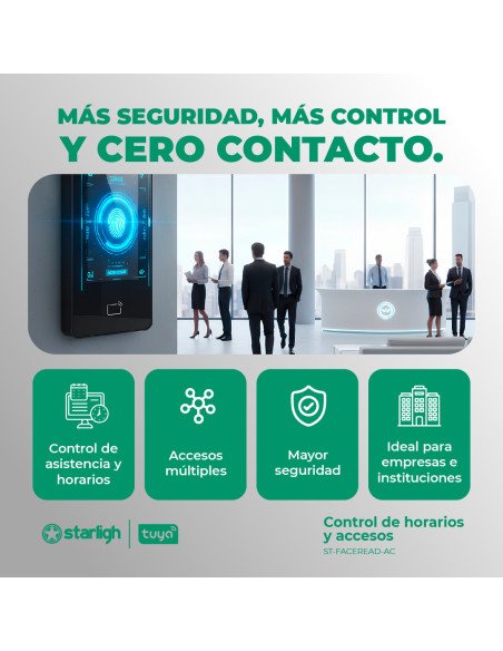 Control de Horarios Biométrico, Facial y Huella wifi