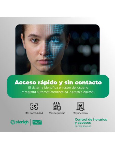 Control de Horarios Biométrico, Facial y Huella wifi