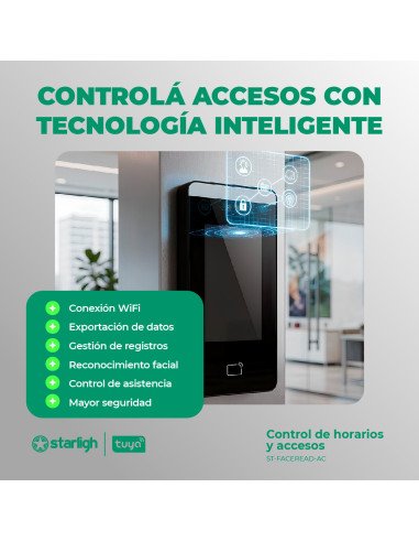 Control de Horarios Biométrico, Facial y Huella wifi