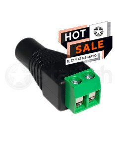 Plug Alimentación Hembra c/Bornera