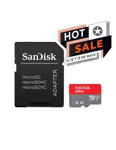 Tarjeta MicroSD 64GB Sandisk. Especial video Full HD.