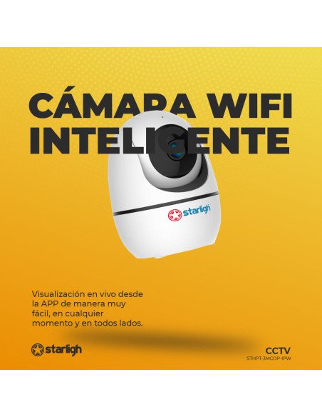 Cámara Domo IP WIFI 2MP mov.PAN/TILT