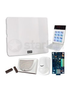 Kit central de alarmas 6 zonas + 1 LED