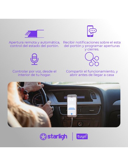 Controlador de Puerta de Garaje WiFi Tuya