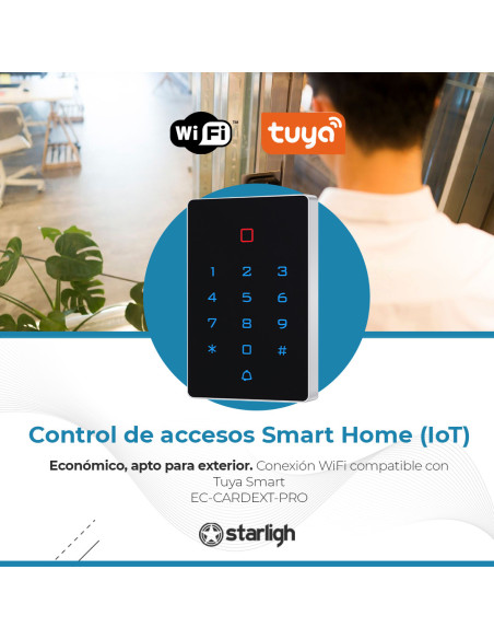 Kit de control de accesos Exterior y WIFI