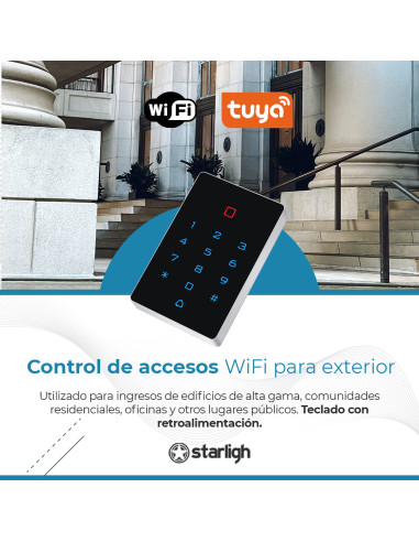 Kit de control de accesos Exterior y WIFI